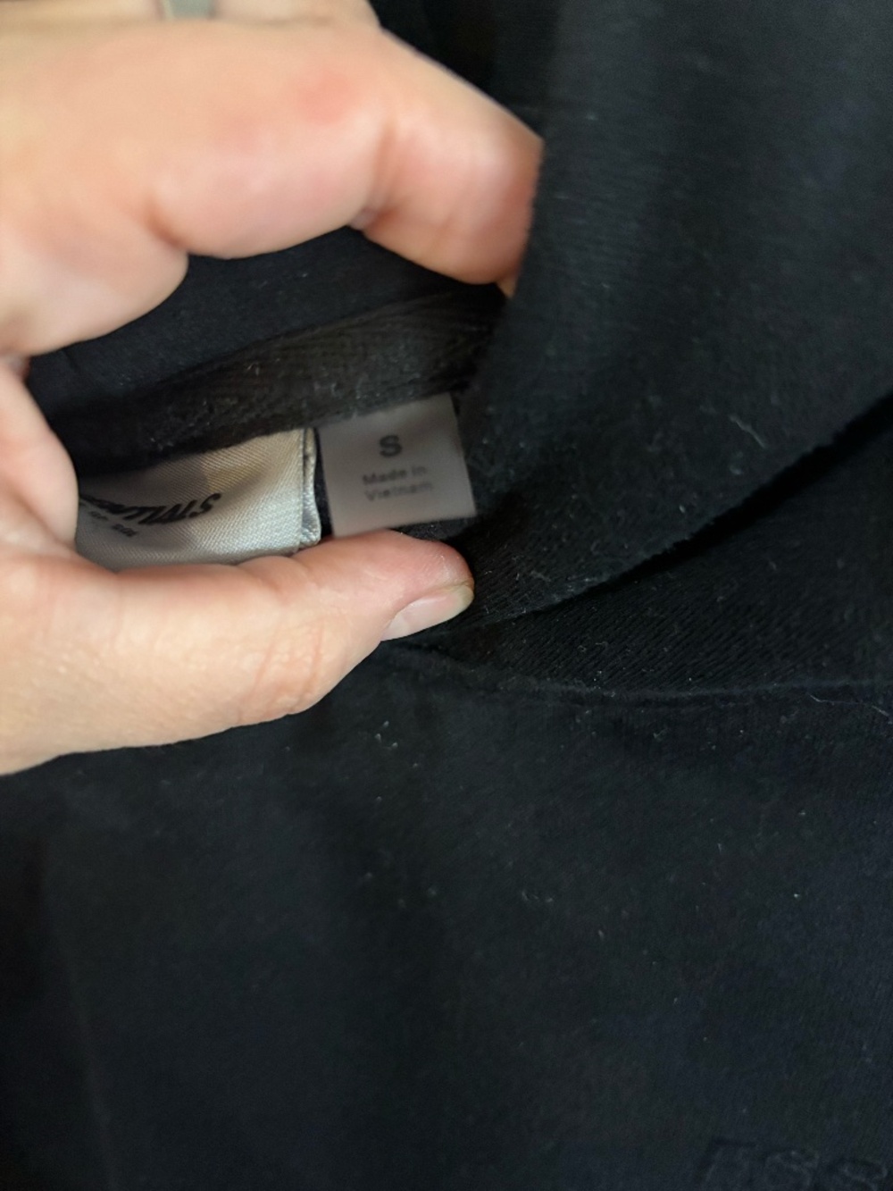 Classic "essentials " black hoodie * accepting offers - Picture 2 of 8
